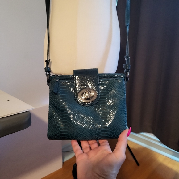 DANIER SMALL LEATHER CROSSBODY - Picture 1 of 5